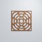 Ekena Millwork Large Edinburg Decorative Fretwork Wood Wall Panels, Walnut, 23 3/8"W x 23 3/8"H x 3/8"T WALW24X24X0375EBGWA - alternate 3